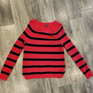 Express striped sweater